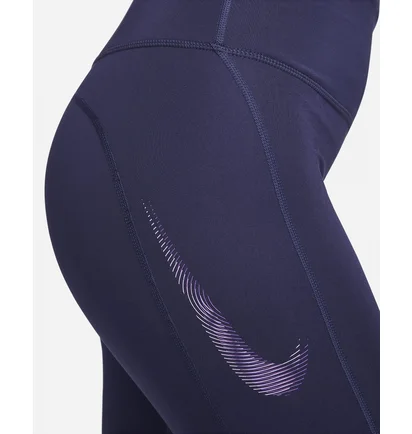 Легінси жіночі Nike Fast WomenS Mid-Rise 7/8 Graphic Leggings With Pockets Violet FB4656-555