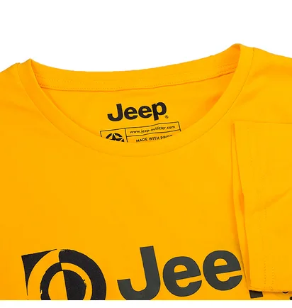 Футболка мужская Jeep T-Shirt Paintbrush J22W Yellow O102590-Y247