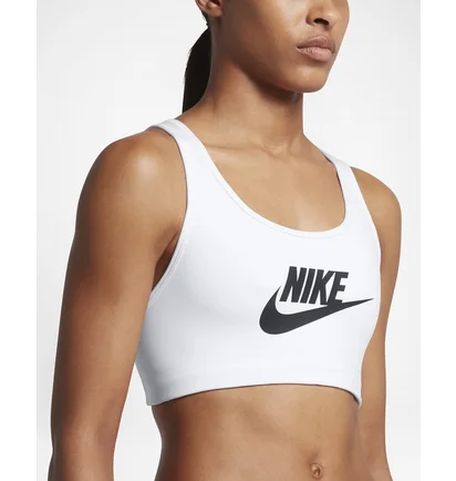 Топ жіночий Nike Swoosh WomenS Medium-Support Sports Bra White 899370-100