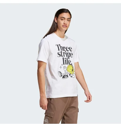 Футболка мужская Adidas Positivity Graphic White IY0727