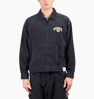Куртка мужская Neighborhood Washed Corduroy Work Black 242UTNH-JKM01