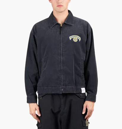 Куртка чоловіча Neighborhood Washed Corduroy Work Black 242UTNH-JKM01