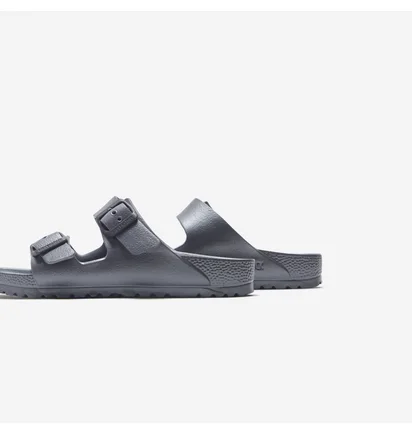 Сандалі чоловічі Birkenstock Arizona Metallic Anthracite Eva Grey 1001498