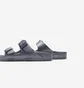Сандалі чоловічі Birkenstock Arizona Metallic Anthracite Eva Grey 1001498