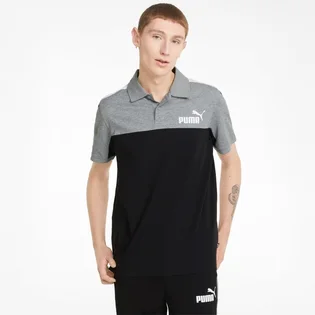 Поло чоловіче Puma Essentials+ Block Black/Grey 848004-01