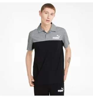 Поло чоловіче Puma Essentials+ Block Black/Grey 848004-01