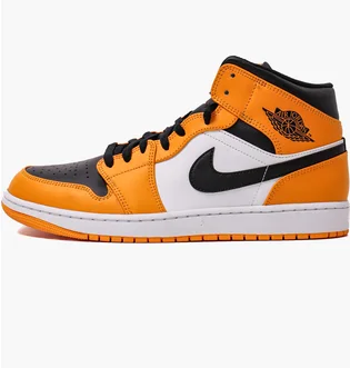 Кроссовки мужские Nike Air Jordan 1 Mid Yellow/White 554724-701