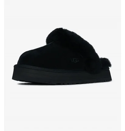 Тапочки женские Ugg Disquette Slippers Black 1122550-Blk