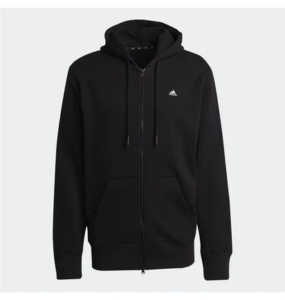 Толстовка мужская Adidas Sportswear Comfy & Chill Full Zip Hoodie Black H45369
