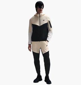 Спортивный костюм мужской Nike Sportswear Tech Fleece Windrunner Beige/Black HV0949-114__HV0959-114