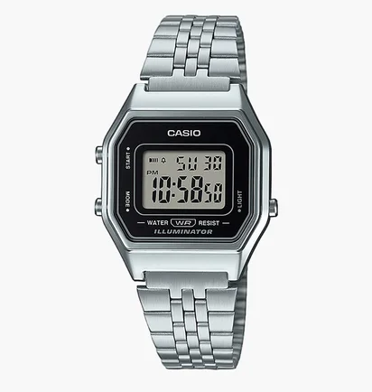 Часы женские Casio Vintage Digital Floral Motif Face LA680WEA-1EF