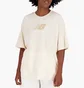 Футболка женская New Balance T-Shirt Essentials Stacked Logo Beige WT31519TCM
