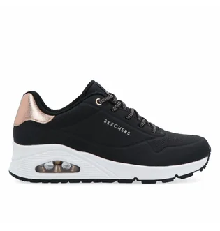Кроссовки женские Skechers Uno Shimmer Away Black 155196-BLK
