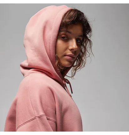 Спортивный костюм женский Air Jordan Flight Fleece Pullover Hoodie Pink FB5110-618__FD7224-618