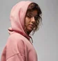 Спортивный костюм женский Air Jordan Flight Fleece Pullover Hoodie Pink FB5110-618__FD7224-618