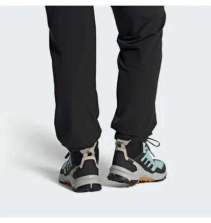 Кроссовки женские Adidas Terrex Ax4 Mid Gore-Tex Hiking Shoes Black/Light Blue IF4850