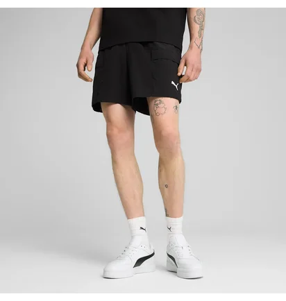 Шорты мужские Puma Wardrobe Essential Relaxed Cargo Black 629656-01