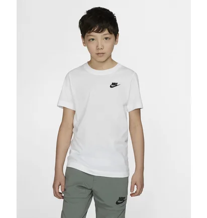 Футболка дитяча Nike B Nsw Tee Emb Futura White AR5254-100