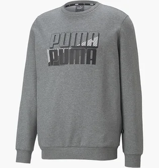 Свитшот мужской Puma Power Logo Crew Fl Medium Grey 849791-03