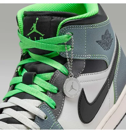 Кроссовки мужские Air Jordan 1 Mid Casa 93 Black/Grey HQ3829-001