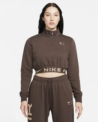 Кофта женская Nike Sportswear Air WomenS Fleece Top Brown FB8067-237