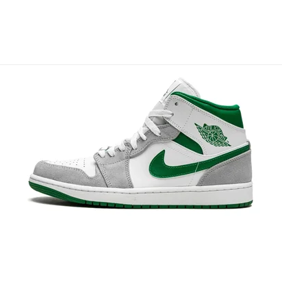 Кросівки чоловічі Air Jordan 1 Mid Se White/Grey DC7294-103