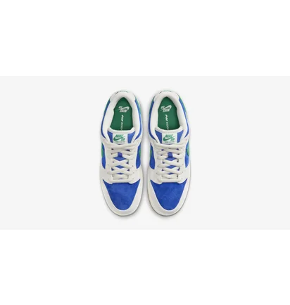 Кроссовки унисекс Nike Sb Dunk Low Hyper Royal Malachite White/Blue HF3704-001