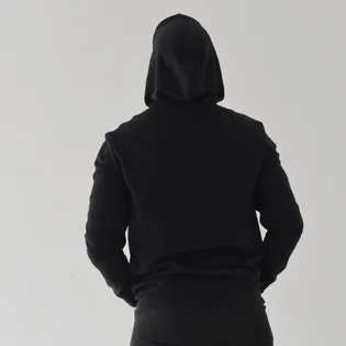 Женская толстовка Gap Logo Zip Hoodie Black 218871171