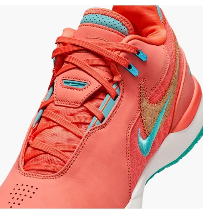 Кроссовки унисекс Nike Zm Lebron Nxxt Gen Ampd Orange/Turquoise FJ1566-401