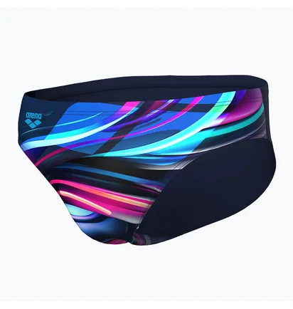 Плавки мужские Arena Bloom Swim Briefs Blue 010280-770