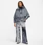 Куртка женская Nike Nsw Wave Dye Wvn Po Jkt A3 Grey DV7936-010