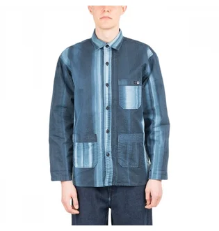 Рубашка унисекс EDWIN Major Tie Dye Ripstop Shirt Blue I029247.0DT.AB.03