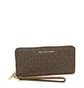 Гаманець жіночий Michael Kors Jet Set Travel Monogram Continental Leather Wallet Brown 35F8GTVT3B-BROWN-66204