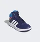Кроссовки детские Adidas Hoops Mid Shoes Blue/White Gw0400