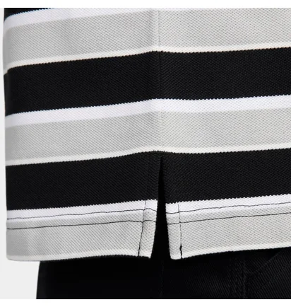 Поло чоловіче Nike Club Striped Polo Shirt Black/White FN3896-010