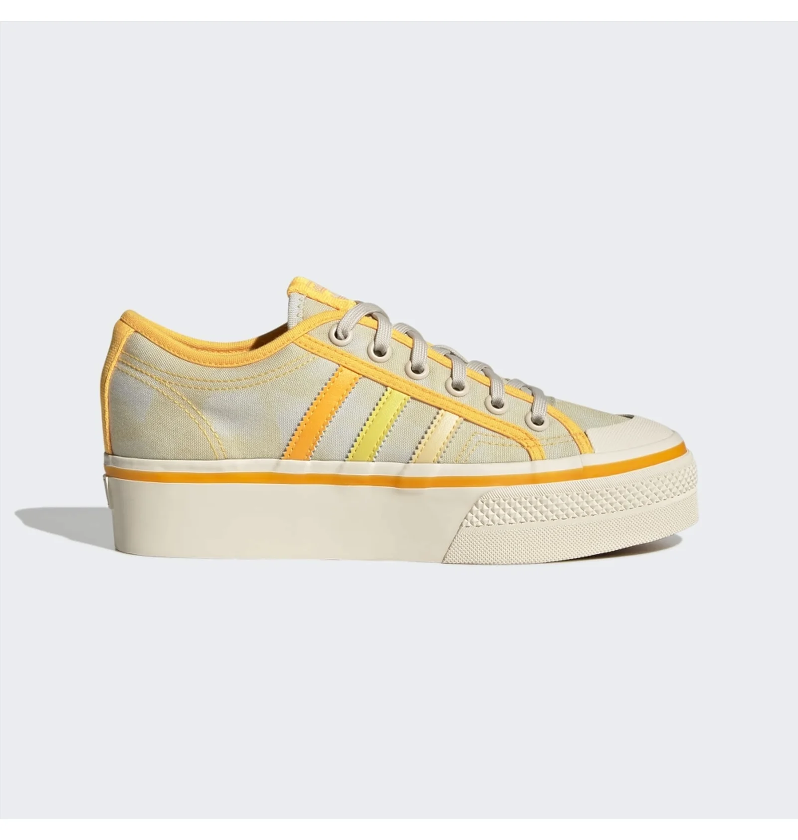 ᐉ Кросівки жіночі Adidas Nizza Platform Shoes Yellow Gx4607