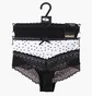 Трусики жіночі Infinitif Sho Short F Black/White (2 шт) 13890284-1