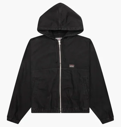 Толстовка унисекс Stussy Work Jacket Unlined Canvas Black 115757-0001