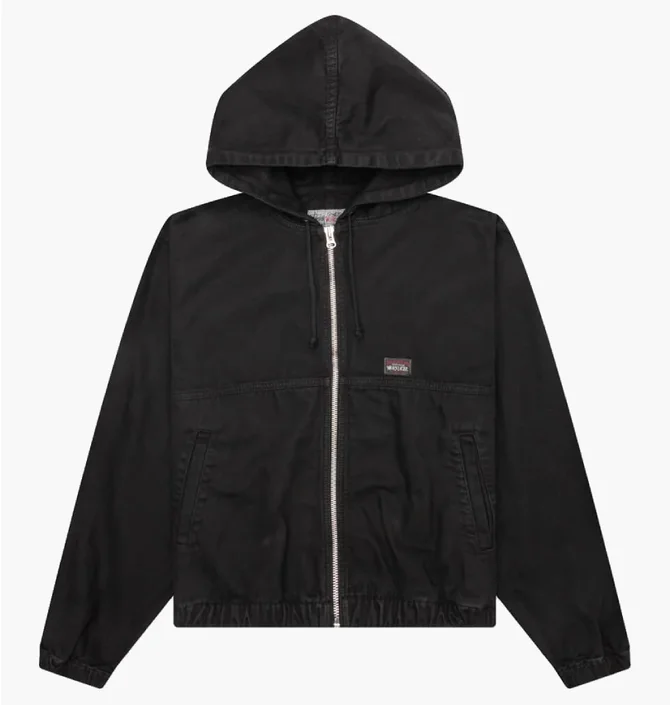 Толстовка унисекс Stussy Work Jacket Unlined Canvas Black 115757-0001
