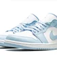 Кросівки жіночі Air Jordan Wmns 1 Low White/Light Blue DC0774-141
