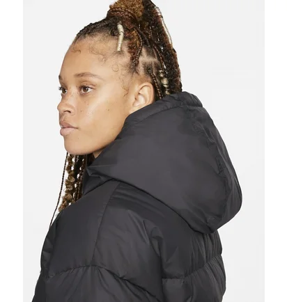Куртка жіноча Nike W Nsw Sf Dwn Wr Hd Jkt Black Dq5903-010