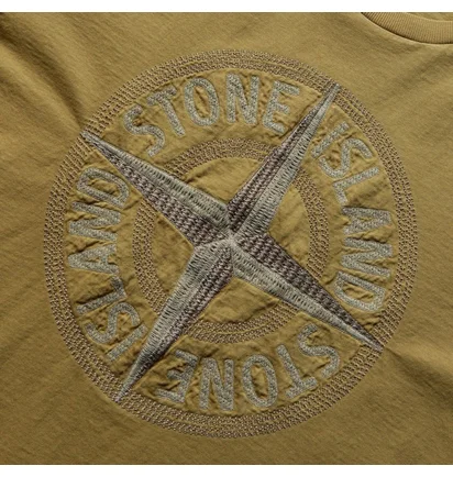Футболка чоловіча Stone Island T-Shirt 781521580 Olive 781521580-V0098