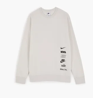 Свитшот мужской Nike Sweat Crew Multi Logo White DX0781-030