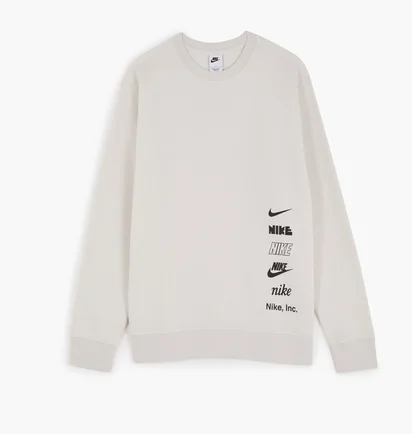 Свитшот мужской Nike Sweat Crew Multi Logo White DX0781-030