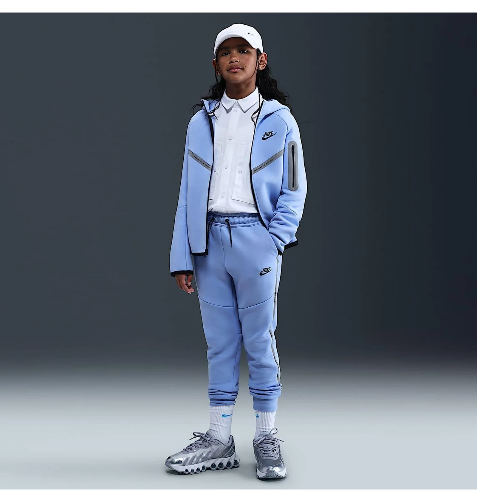ᐉ Толстовка детская Nike Tech Fleece Reflect Blue IM9154-468