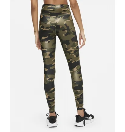 Лосины женские Nike Dri-Fit One Camo/Green DD4559-222