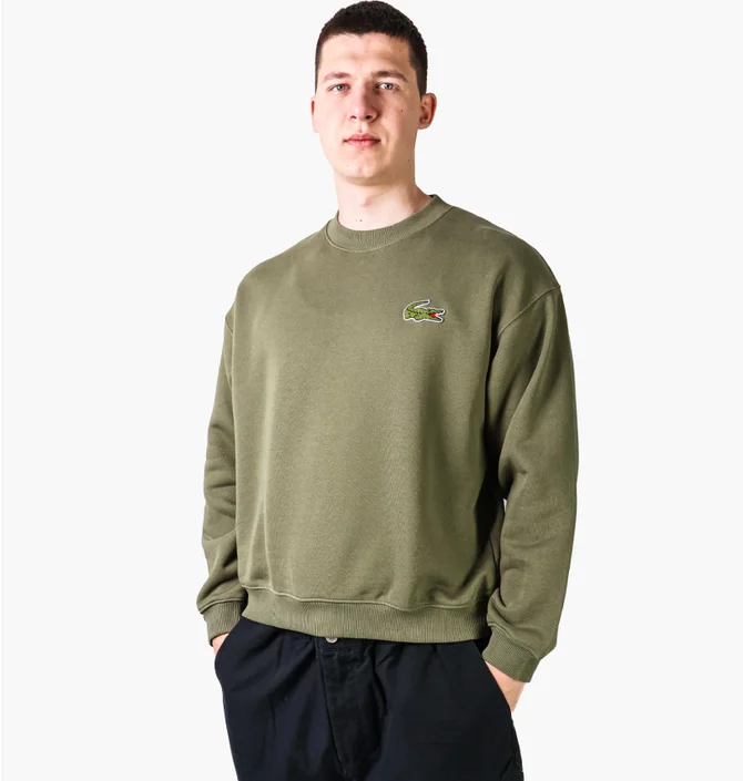 Свитшот мужской Lacoste Regular Fit Green AH1985BMY
