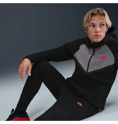 Спортивный костюм мужской Nike Tech Fleece Black/Grey IH4302-010__IH4303-010