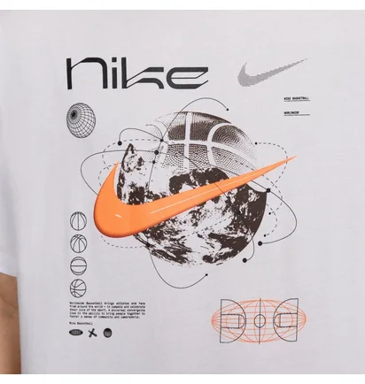 Футболка мужская Nike Max90 Basketball T-Shirt White FV8418-100
