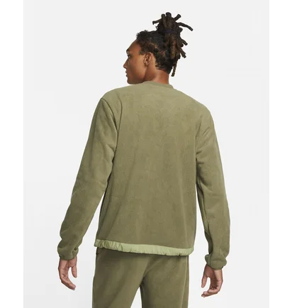 Свитшот мужской Nike Nk Club+ Flc Crew Green Dq4894-222